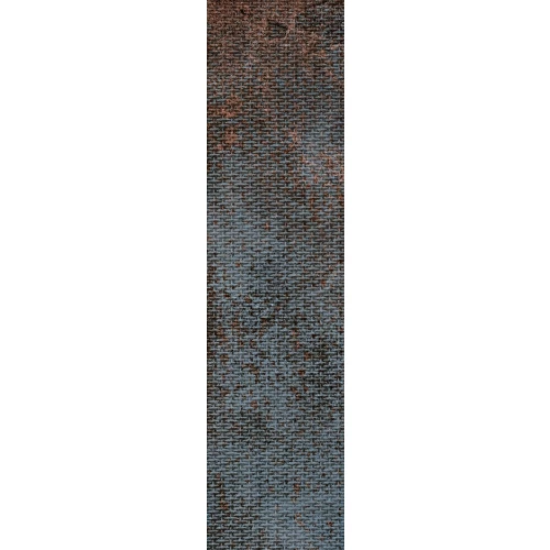 Керамогранит Serenissima Construire Metallo Nero Strong Ret матовый темно-серый 120х30 см