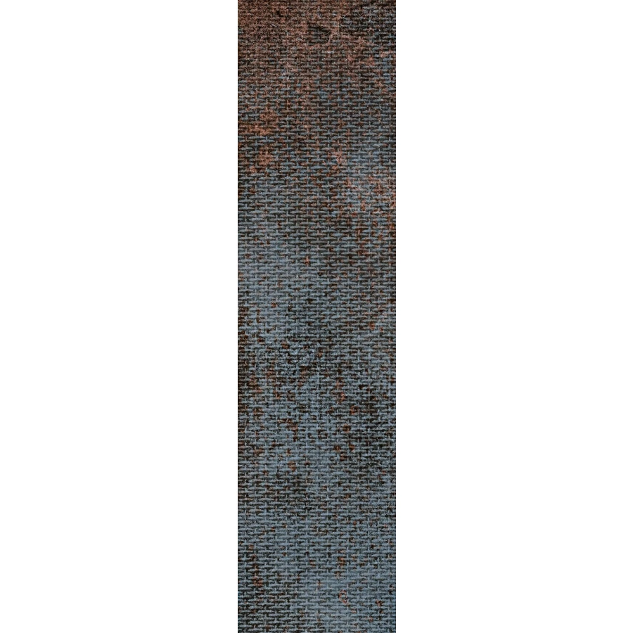 Керамогранит Serenissima Construire Metallo Nero Strong Ret матовый темно-серый 120х30 см