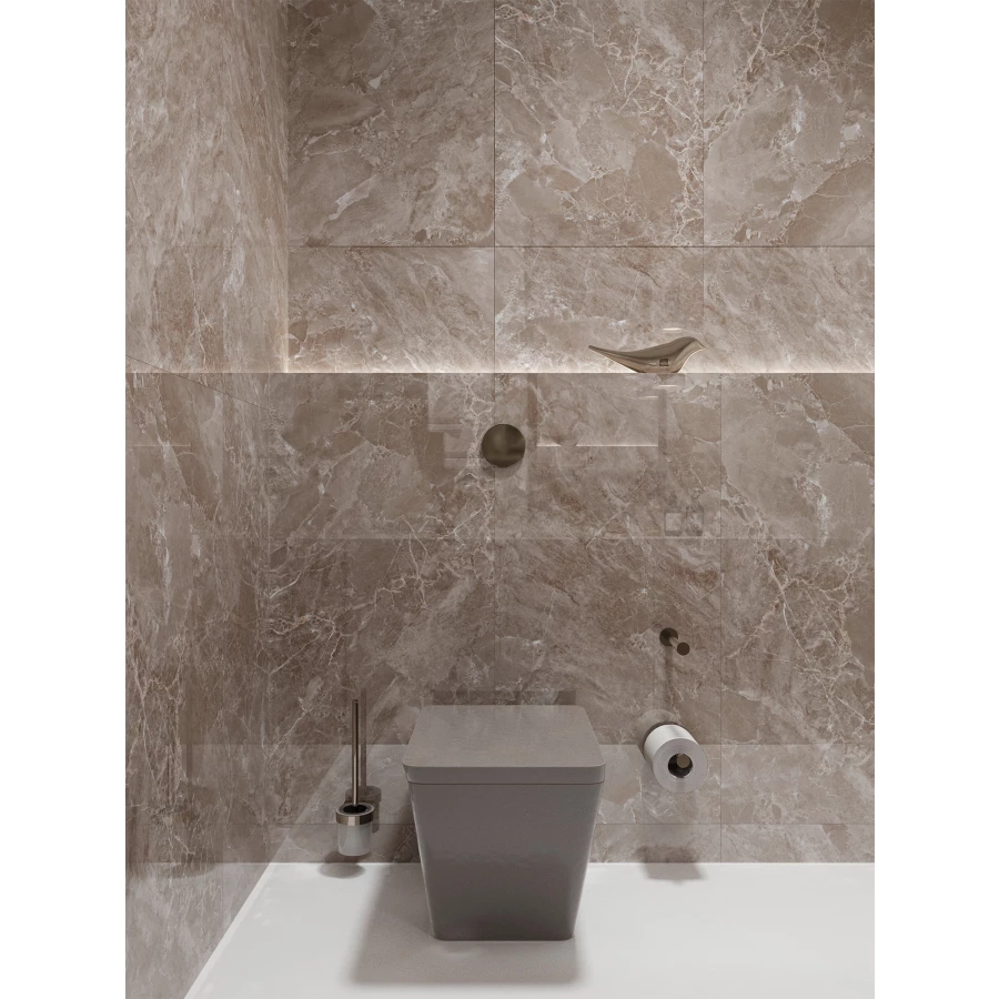 Керамогранит Arcadia Ceramica Modena Brown Full Polished коричневый FP1031-A 120х60 см