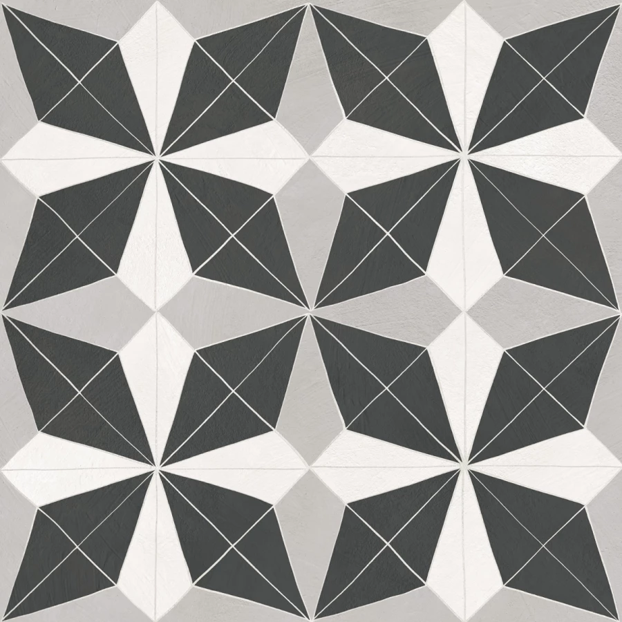 Керамогранит ABK Alterego 14OI Lapis Nat Rett черно-белый PF60017141 60х60 см