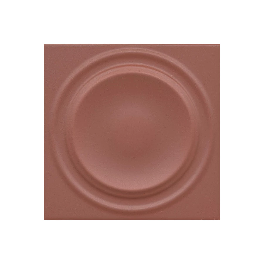 Декор Kerama Marazzi Аква Альта 2 структура матовый красный OBE003 20x20 см