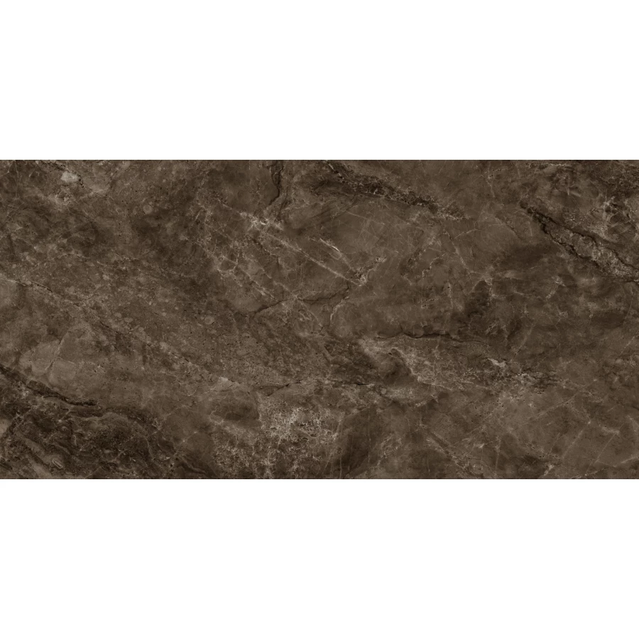 Керамогранит Eurotile Ceramica Carmina полированный коричневый 7930138705573 120x60 см