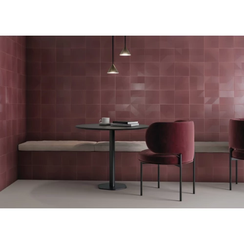 Плитка настенная Harmony Peronda Линс Бордеаукс / Lins Bordeaux глянцевая бордовая 31688 20х20 см