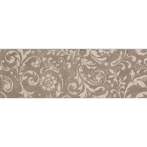 Плитка настенная FAP Ceramiche Color Now Damasco Fango Inserto матовая коричневая fMUQ 91,5х30,5 см