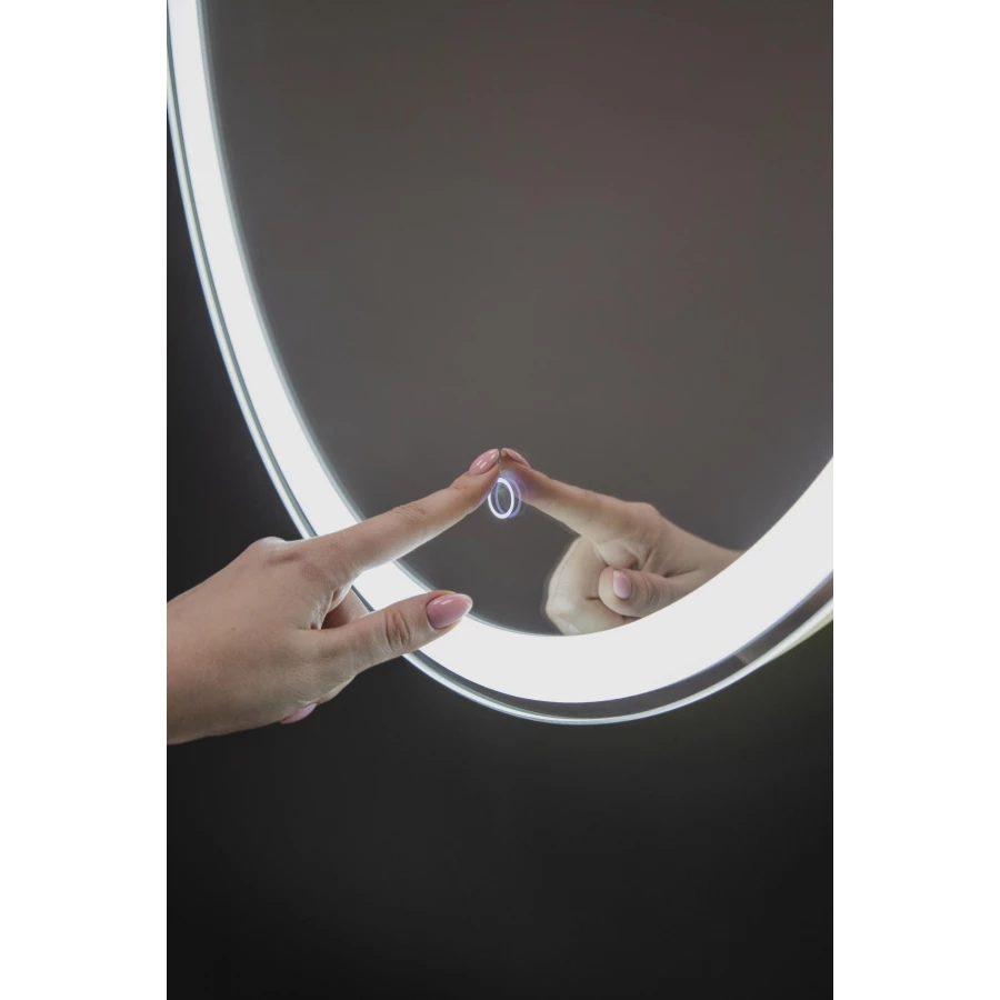 Зеркало Azario Италия led-подсветка с диммером сенсорный выключатель ФР-00000846 57х77 см