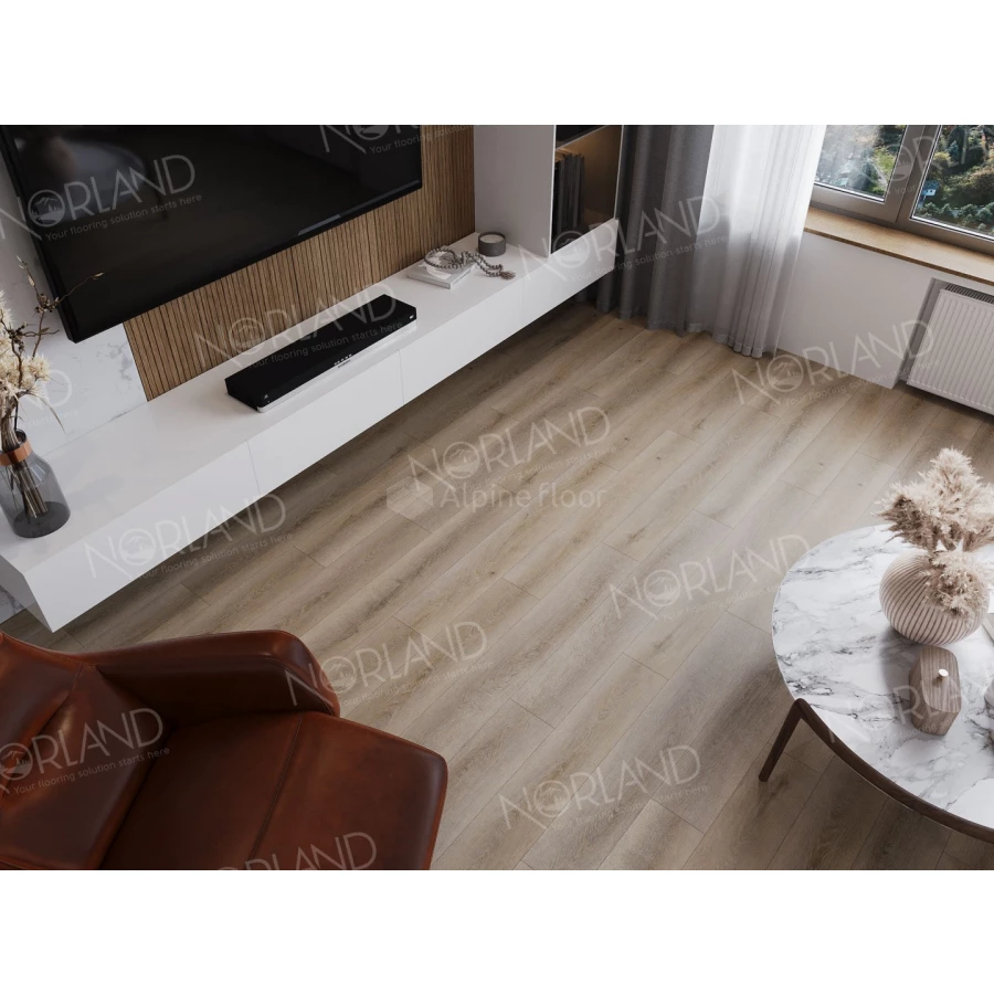 Каменный SPC ламинат Alpine Floor Norland Sigrid Tora 1001-16 34 класс 3.5 мм 2.2326 кв.м 122х18.3 см