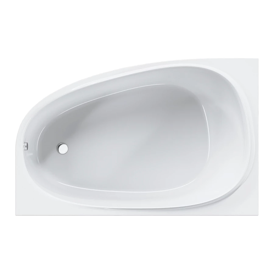 Ванна акриловая правосторонняя Am Pm Like W80A-170R110W-A 170х110 см