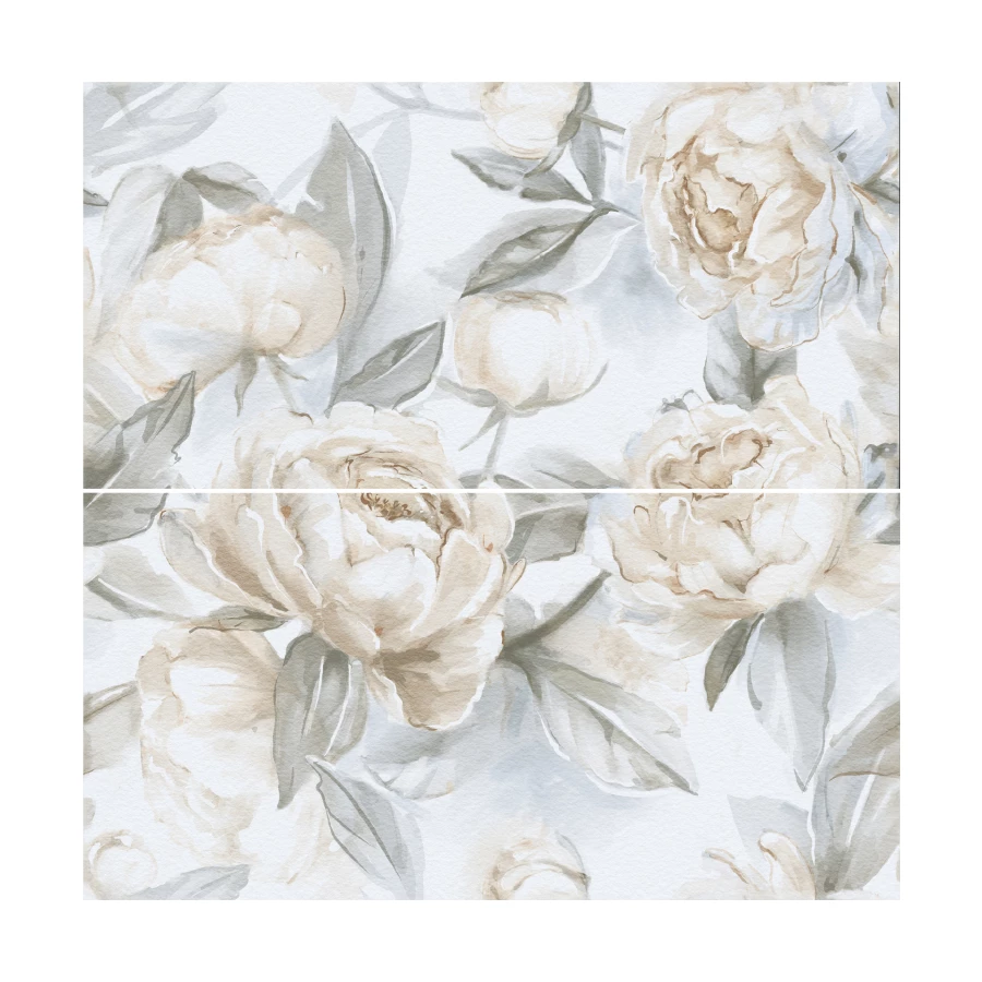 Керамогранит Staro Decors Elite Peonies Decor A+B матовый многоцветный 120х60 см