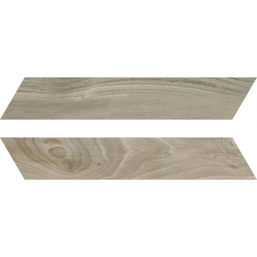 Керамогранит Rondine Woodie Green Chevron матовый бежевый J86593 40,7х7,5 см