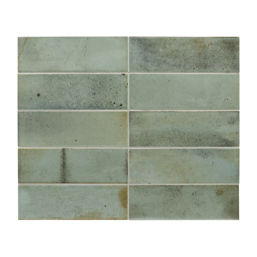 Плитка керамическая Equipe Ханой Cеладон / Hanoi Celadon глянцевая голубая 30033 20х6,5 см