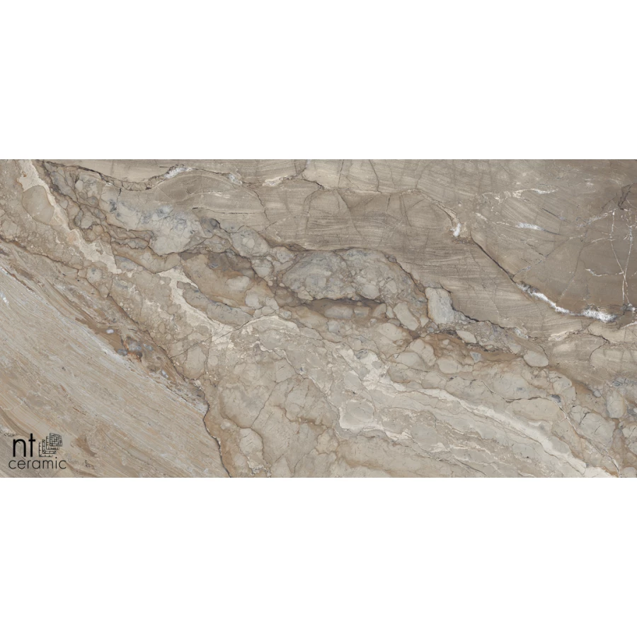 Керамогранит NT Ceramic Gravel Natural Полированный NTT99509P 120х60 см