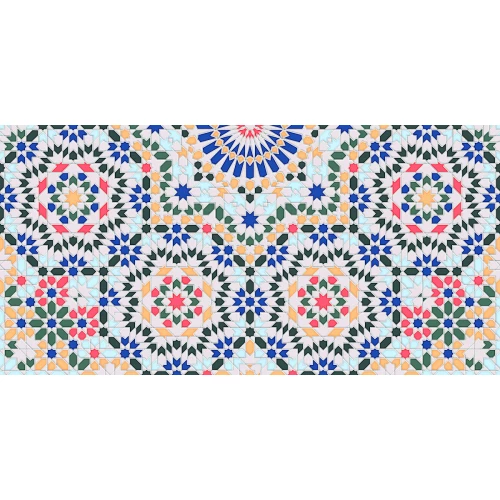 Керамическая плитка Kerlife Menara Decor 33 глянцевая многоцветная 63х31,5 см