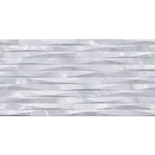 Плитка облицовочная рельефная Alma Ceramica Grigio серый 24,9*50 см
