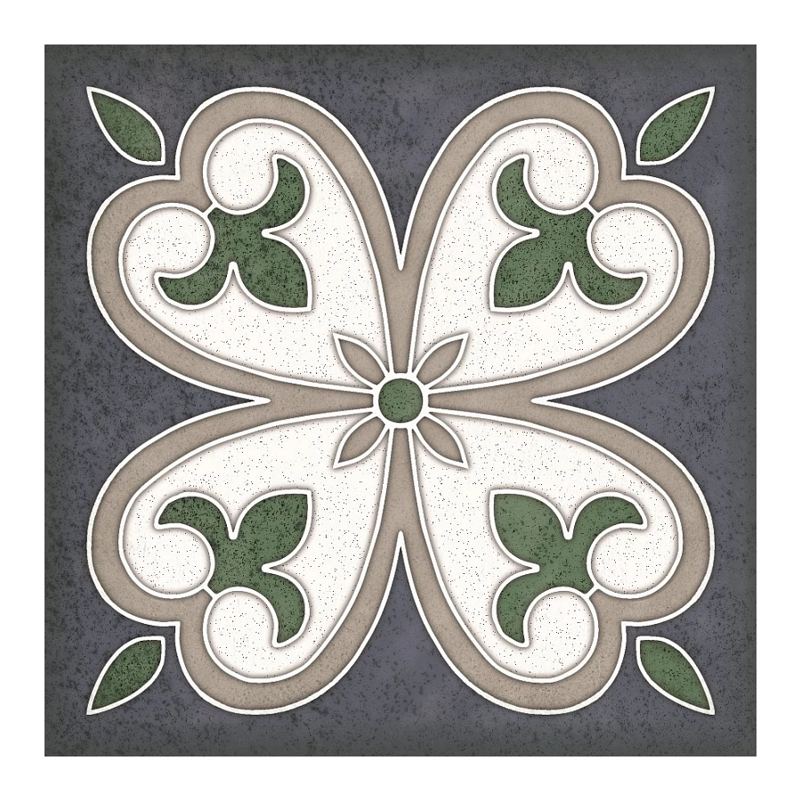 Керамическая плитка Kerlife Smalto decor 4 blu 15*15 см