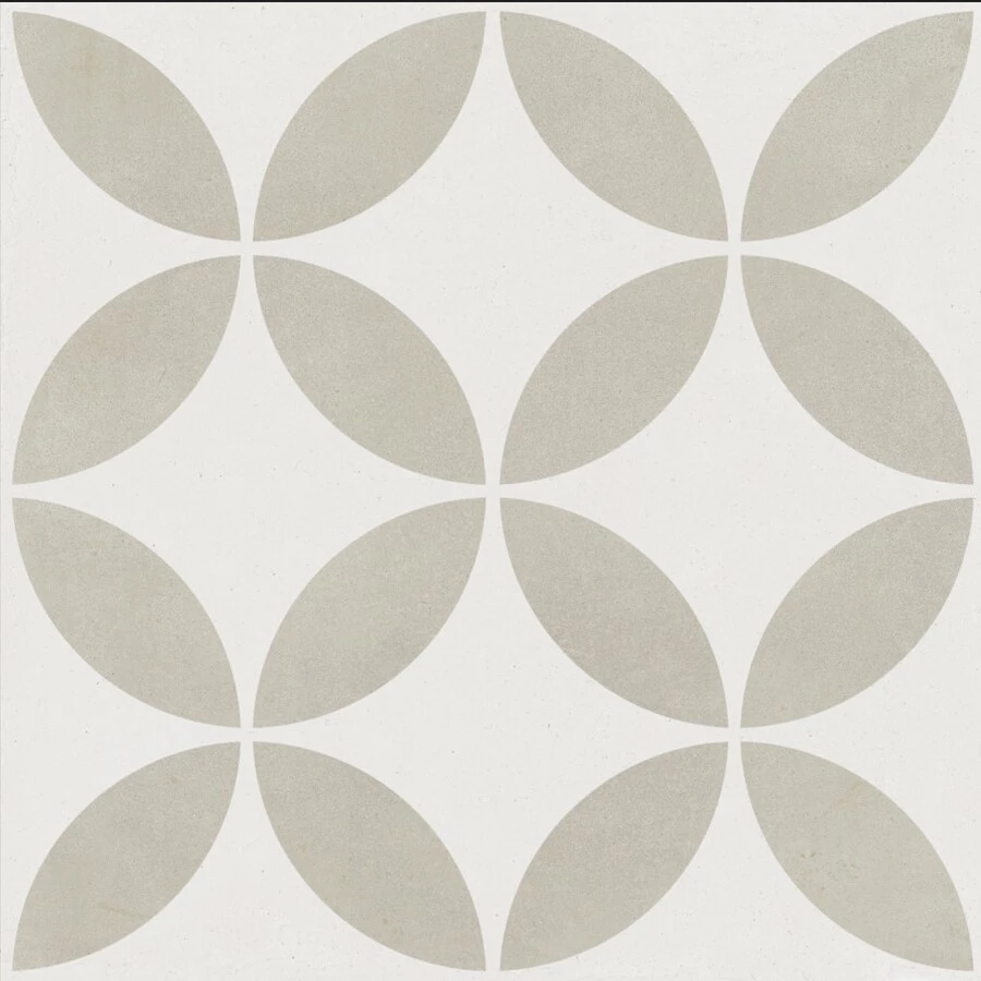 Керамогранит Harmony Peronda Mayari Taupe Petals LT матовый серый 3386037796 22,3х22,3 см