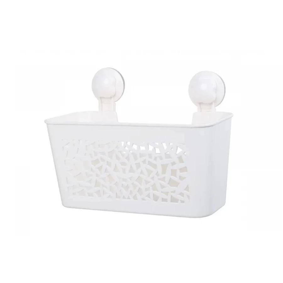 Полочка прямоугольная одноэтажная Grampus Blonde белая GR-7085