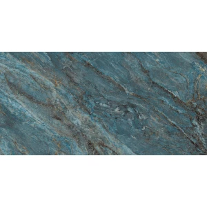 Керамогранит Laparet Beam Turquoise лаппатированный шайн бирюзовый 120х60 см