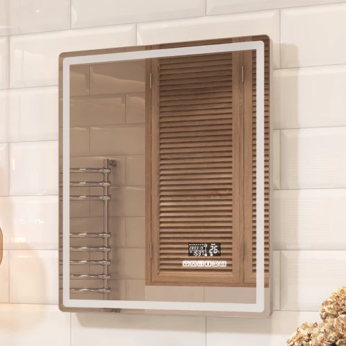 Зеркало Vigo Geometry Media voice 600 044 60x70 см