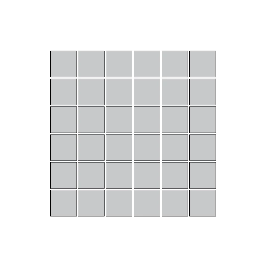Мозаика ТехноАрт керамогранит РМК52/1 чип 52х52 сетка многоцветная 33х33 см