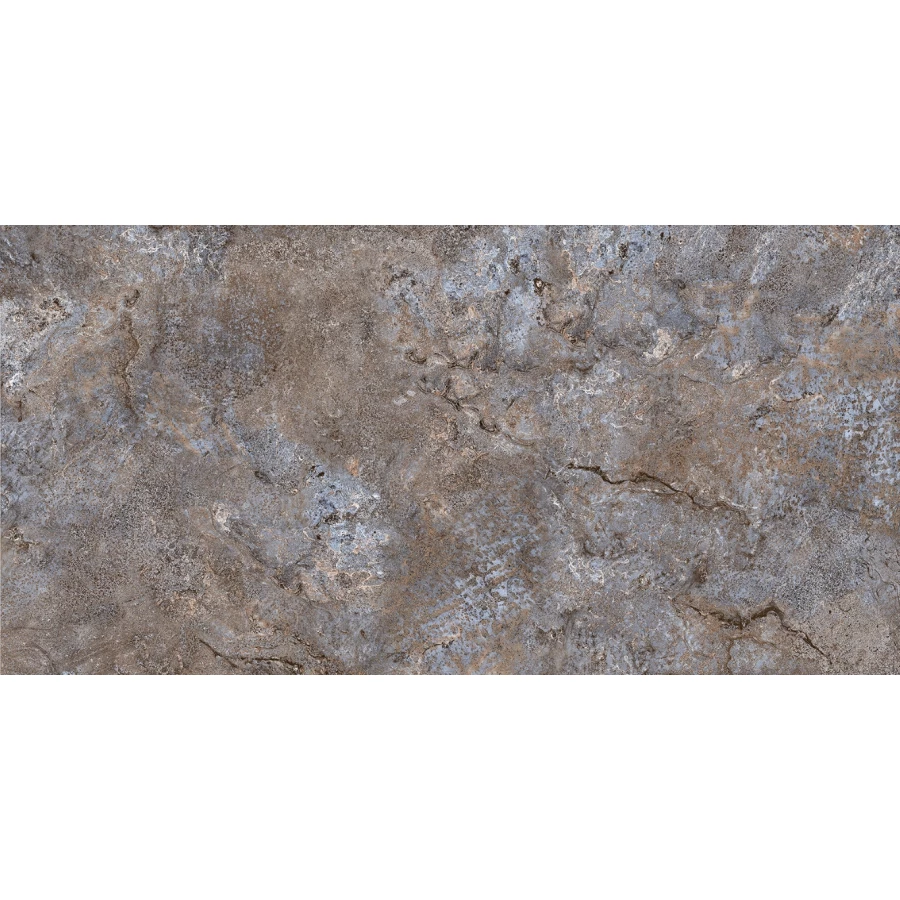 Керамогранит ALMA Ceramica Indastrio sugar-эффект коричневый GFA114IND40R 114х57х0,75 см