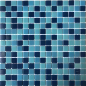 Мозаика из стекла Pixel mosaic Прессованное стекло чип 20x20 мм бумага Pix 110 31,6х31,6 см