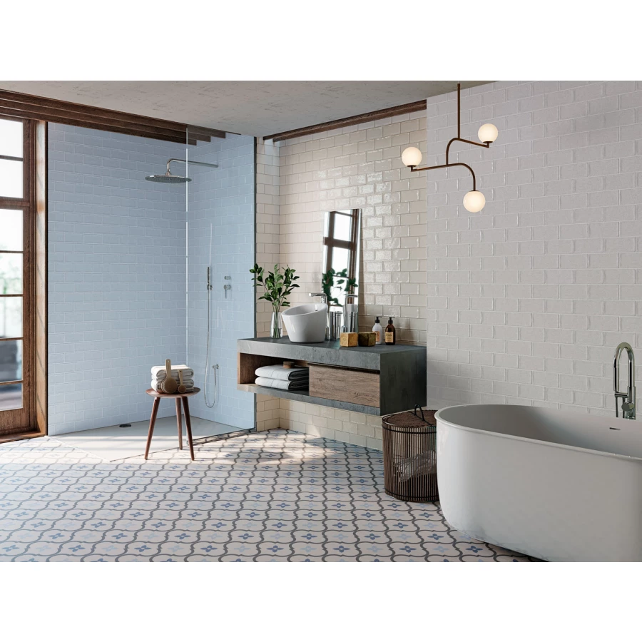 Плитка настенная El Barco Turner Aqua 15х7,5 см