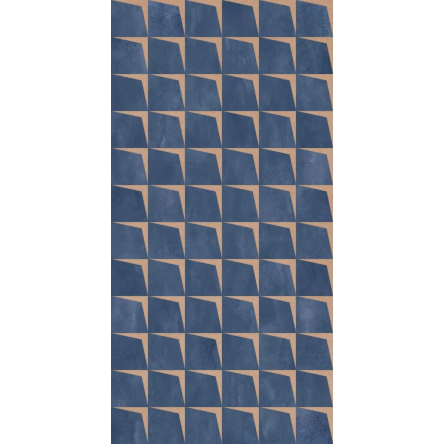 Керамогранит ABK 14oraitaliana Scale Mini Indigo Nat Rett матовый синий PF60016491 120х60 см