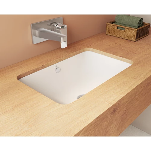 Раковина встраиваемая Vitra S20 снизу цвет белый 7475B003-0618 48 см
