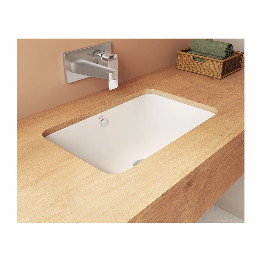 Раковина встраиваемая Vitra S20 снизу цвет белый 7475B003-0618 48 см