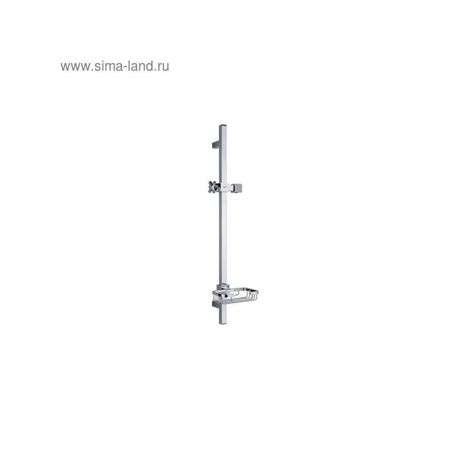 Стойка для душа Timo квадратная chrome Х SR-0034