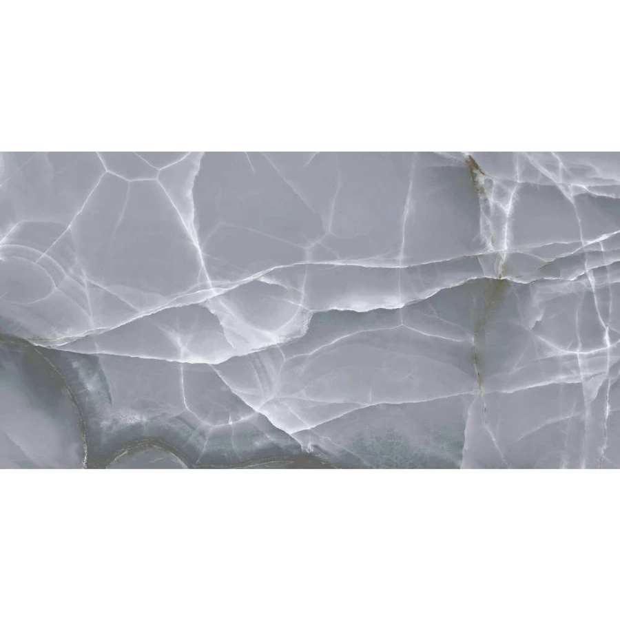 Керамогранит ITC Agate Grey Polished глянцевый серый 120х60 см