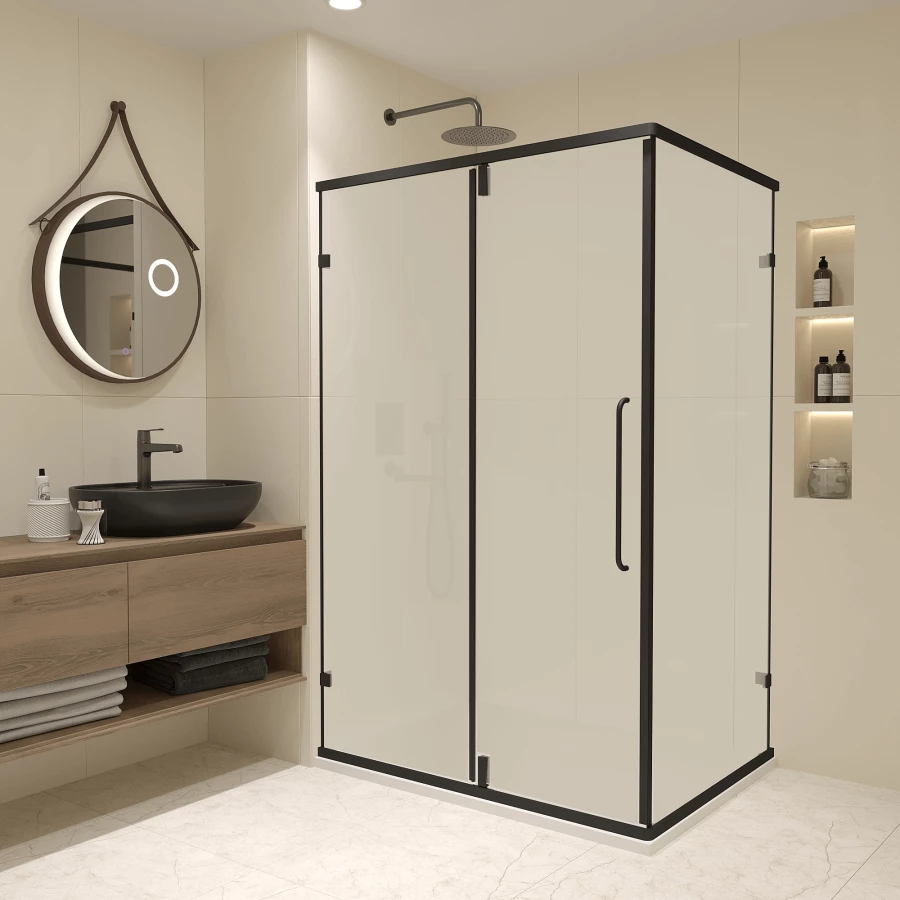 Душевой уголок RGW CL-046B Матовое-Сатинат 350904629-24 120х90 см