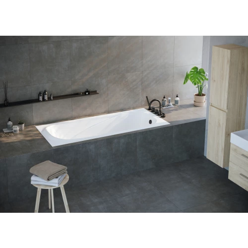 Ванна из литьевого мрамора Creto Nova белая 23-1112 170х70 см