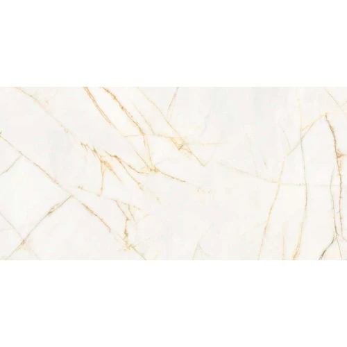 Керамогранит Flaviker Supreme Hedonism Golden Spider Lux глянцевый белый PF60017238 120х60 см