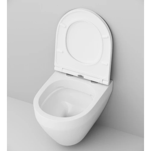 Унитаз подвесной Am Pm Spirit V2.0 безободковый FlashClean без сиденья C701700WH