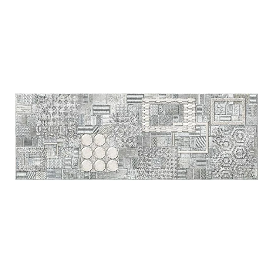 Декор Eletto Ceramica Commesso Grigio Geometria 586772001 25,1*70,9
