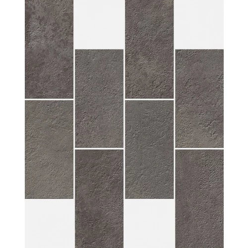 Мозайка Italon Миллениум Блэк Минибрик тон 004 23,7х29,5