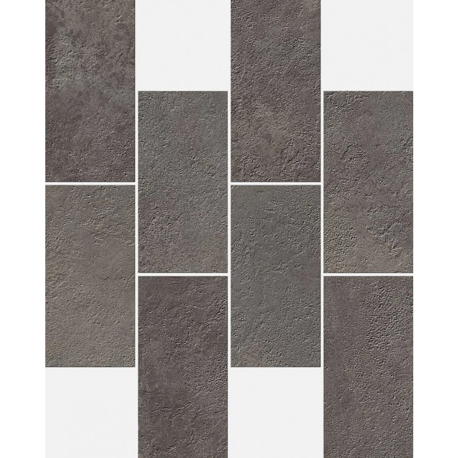 Мозайка Italon Миллениум Блэк Минибрик тон 004 23,7х29,5