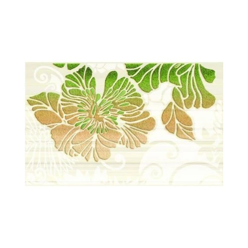 Декор Нефрит-Керамика Кензо фисташковый 04-01-1-09-03-85-075-2 25х40