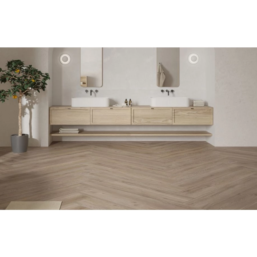 Керамогранит Peronda Verbier Taupe AS C R матовый коричневый 3300038598 121х19,5 см