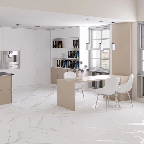 Керамогранит Neodom Sale Statuario Platinum Carving матовый белый N40019 120x60 см