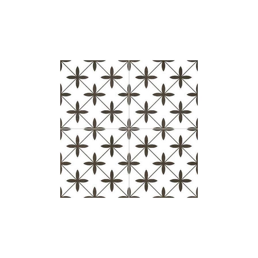 Керамогранит Nice Ker Chic Poole White полуматовый белый 45,2x45,2 см