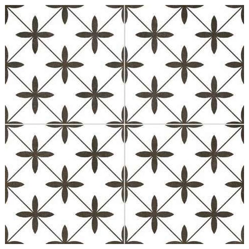 Керамогранит Nice Ker Chic Poole White полуматовый белый 45,2x45,2 см