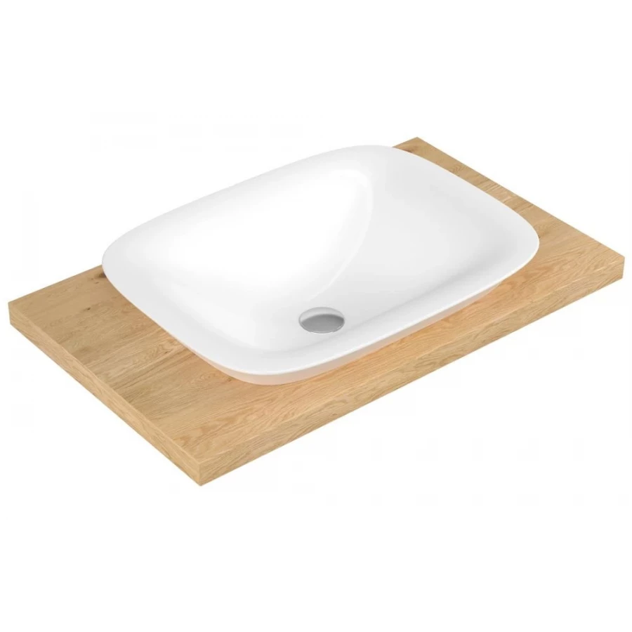 Раковина Serel Hera для установки в столешницу HR33DXS110H 60x46 см