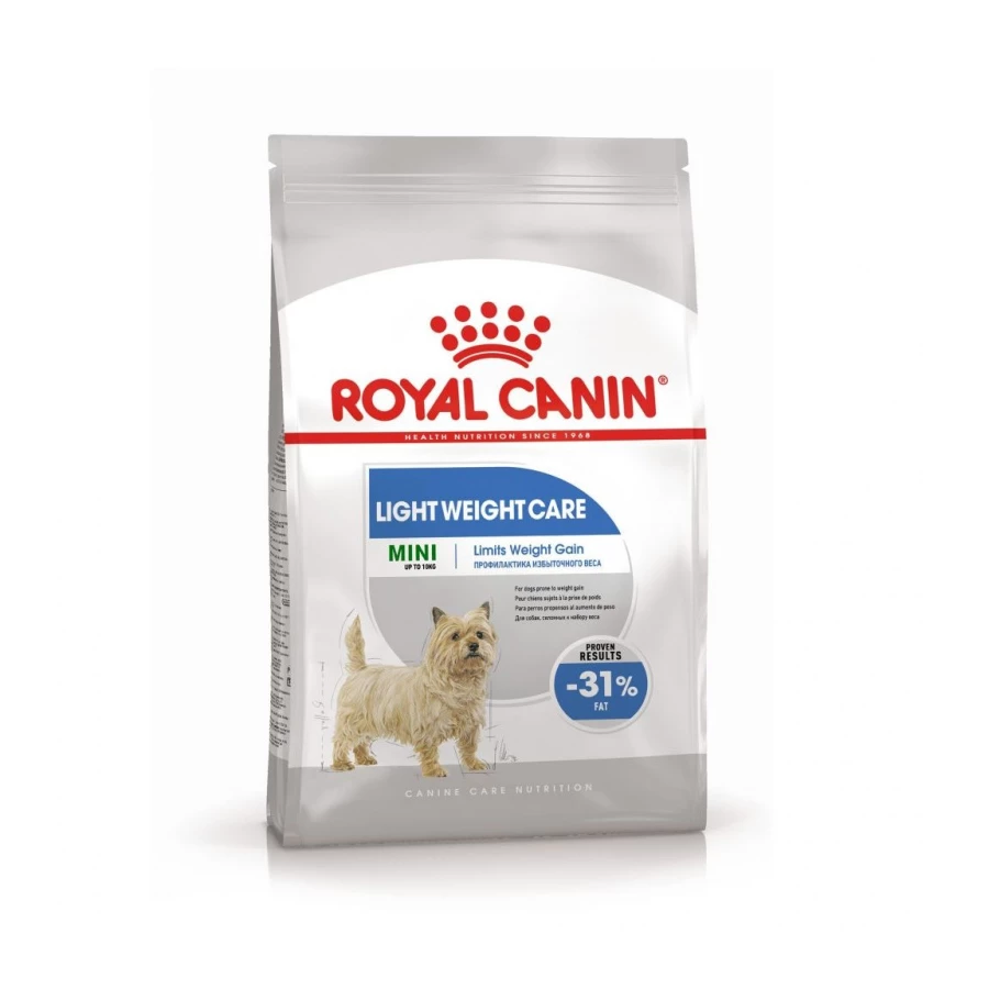 Корм для собак мелких пород Royal Canin mini light weight care склонных к избыточному весу 1 кг