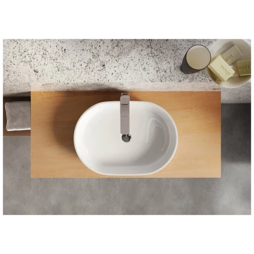 Умывальник Ravak Moon 2 без перелива XJN01300002 56x40 см