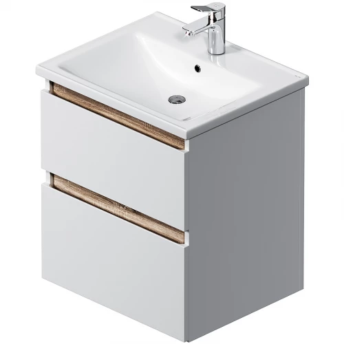 База под раковину Am Pm X-Joy подвесная 2 ящика белый глянец M85AFHX0552WG 55 см