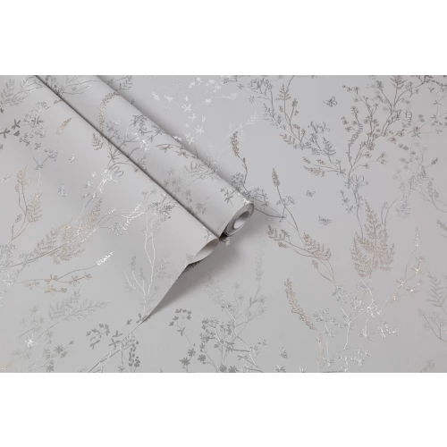 Обои флизелиновые Palitra Home Summer Time серые HC72414-47 1,06х10,05 м