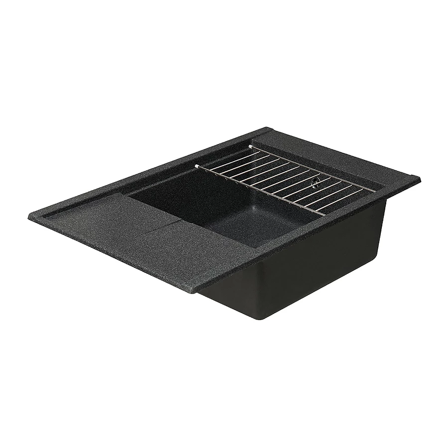 Мойка кухонная Акватон Делия 78 графит 1A715132DE210