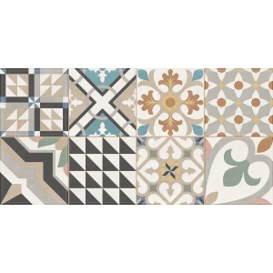 Плитка настенная New Trend Design Art Mix 2 матовая многоцветная WT36DST18 60х30 см